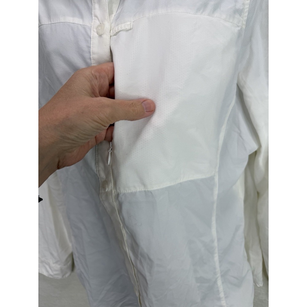 REI Women's White Sun Protection Cooling Sahara Shirt Size XL NWT - Picture 4 of 8